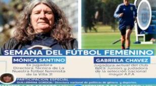 Charlas virtuales en el marco de la semana del f&uacute;tbol femenino