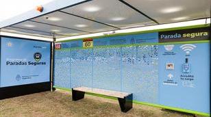 Programa "Paradas seguras" en Moreno