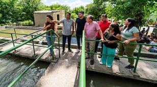 Moreno reabre la planta cloacal del barrio 3 de Diciembre tras 20 a&ntilde;os de abandono