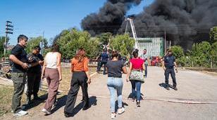 Incendio en Francisco &Aacute;lvarez: operativo de emergencia logr&oacute; contener el siniestro