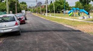 M&aacute;s conectividad y seguridad: contin&uacute;an las obras de pavimento en Moreno