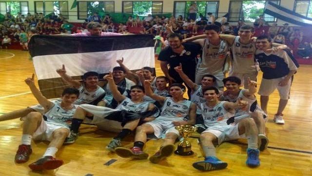 El club Los Indios se consagró campeón en basquet de la categoría Cadete