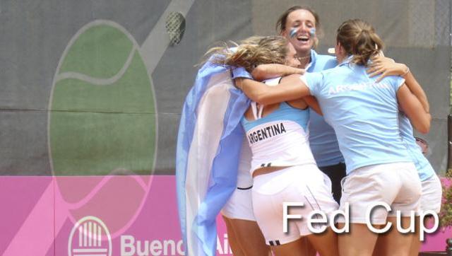 Argentina enfrentará a EE UU por la Copa Fed