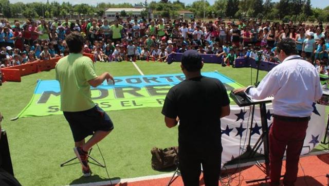 Festejo por el cierre de las Escuelas Deportivas en el Polideportivo San Carlos