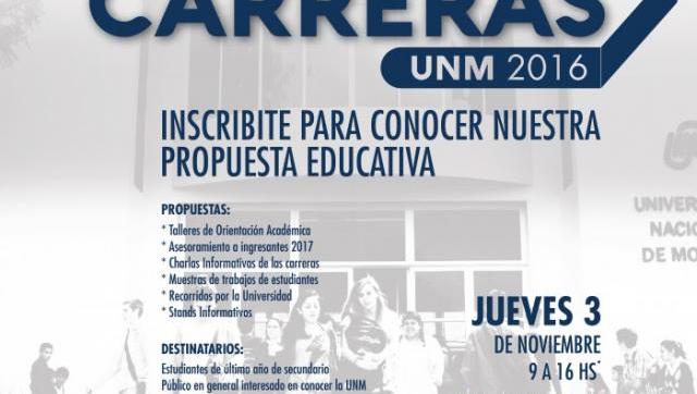 Expo Carreras 2016: Conocé la Universidad Nacional de Moreno