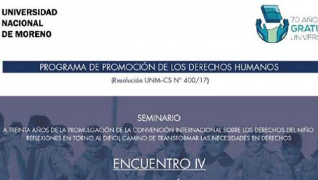 Ecuentro IV en la Universidad Nacional de Moreno (UNM)