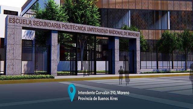 Acto de inauguración de la  Escuela Secundaria Politécnica de la Universidad Nacional de Moreno