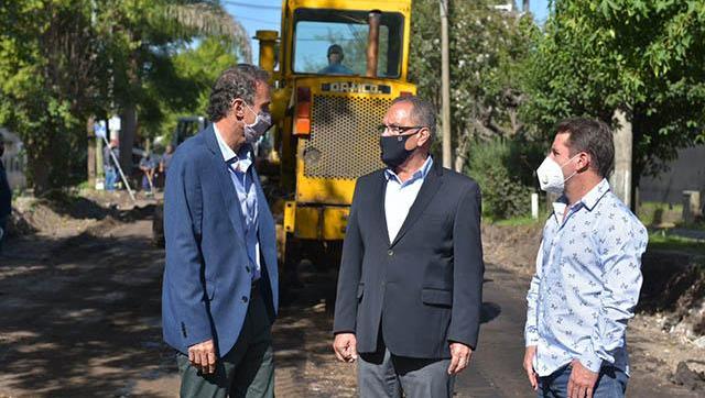 Katopodis y Descalzo realizaron una recorrida de obras