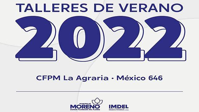 Moreno abrió la inscripción para los talles de verano 2022
