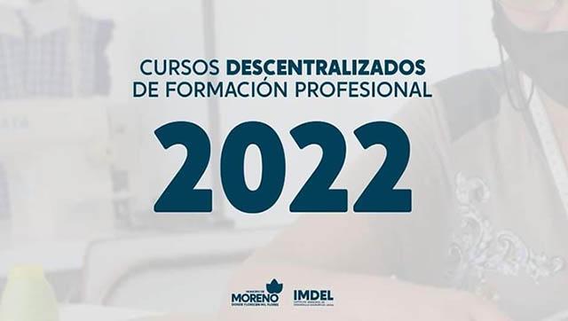Cursos descentralizados de formación profesional 2022