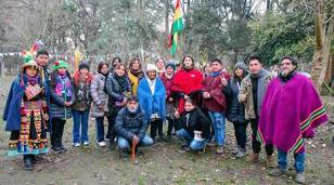 La Intendenta celebró el Inti Raymi junto al Vicepresidente de Bolivia en moreno