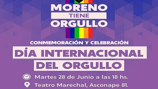 Moreno celebra el Día Internacional del Orgullo