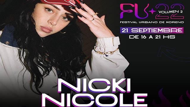 Vuelve el Festival Urbano a la plaza Buján con el show de Nicki Nicole
