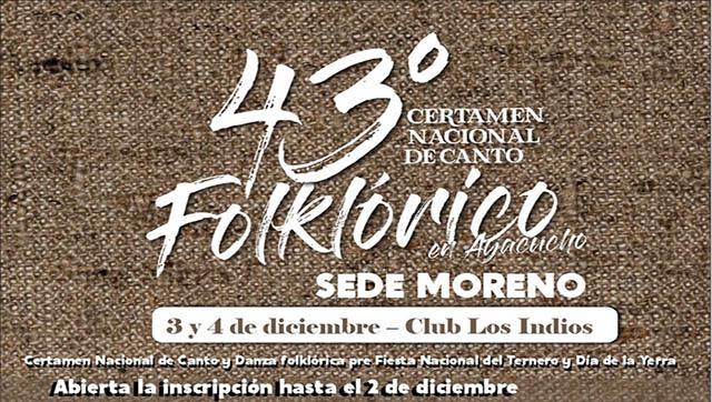 43° Certamen Nacional de Canto Pre Ayacucho sede Moreno