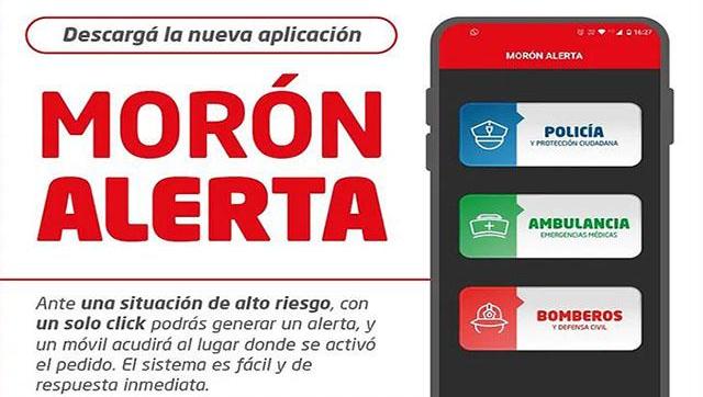 Se lanzó la aplicación “Morón Alerta”