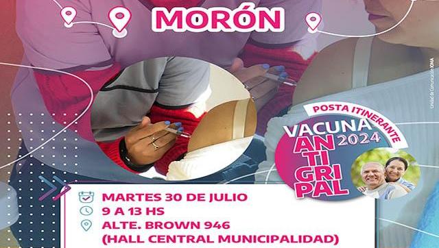 Posta de Vacunación Antigripal en Morón