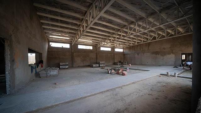 Avanza la construcción de la nueva Escuela Secundaria N°85 en Cuartel V