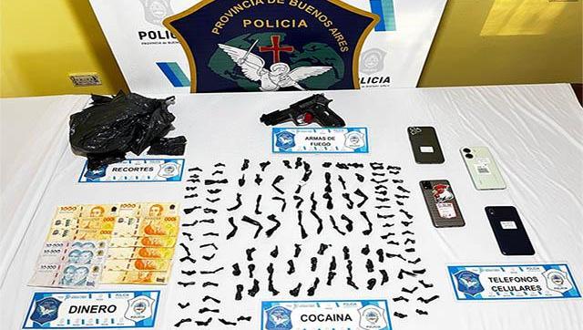 Operativo en Castelar Sur: Detenido y secuestro de más de 1 kilo de cocaína