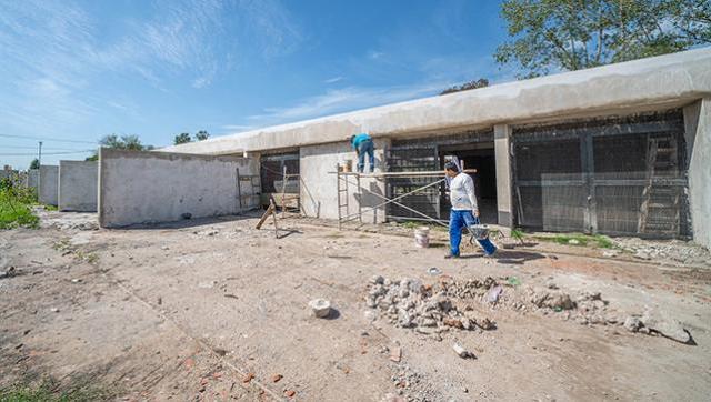 Avanzan las obras en escuelas del distrito