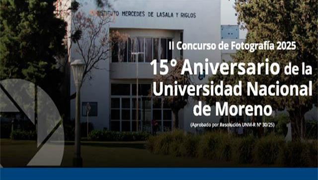 La Universidad Nacional de Moreno lanza un concurso de fotografía por su 15° aniversario