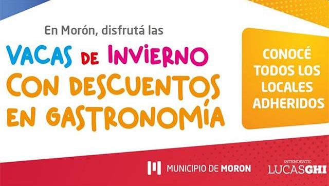 Morón implementa beneficios gastronómicos durante las vacaciones de invierno