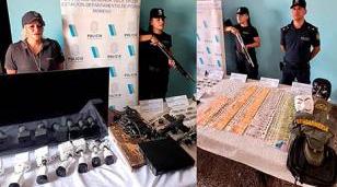 Dos gendarmes detenidos en Trujui por venta de drogas y tenencia ilegal de armas